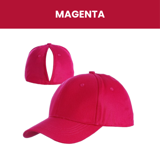 Magnetische Ponytail Cap – Stylische Basecap mit Zopföffnung