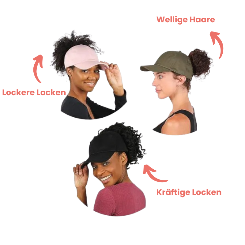Magnetische Ponytail Cap – Stylische Basecap mit Zopföffnung